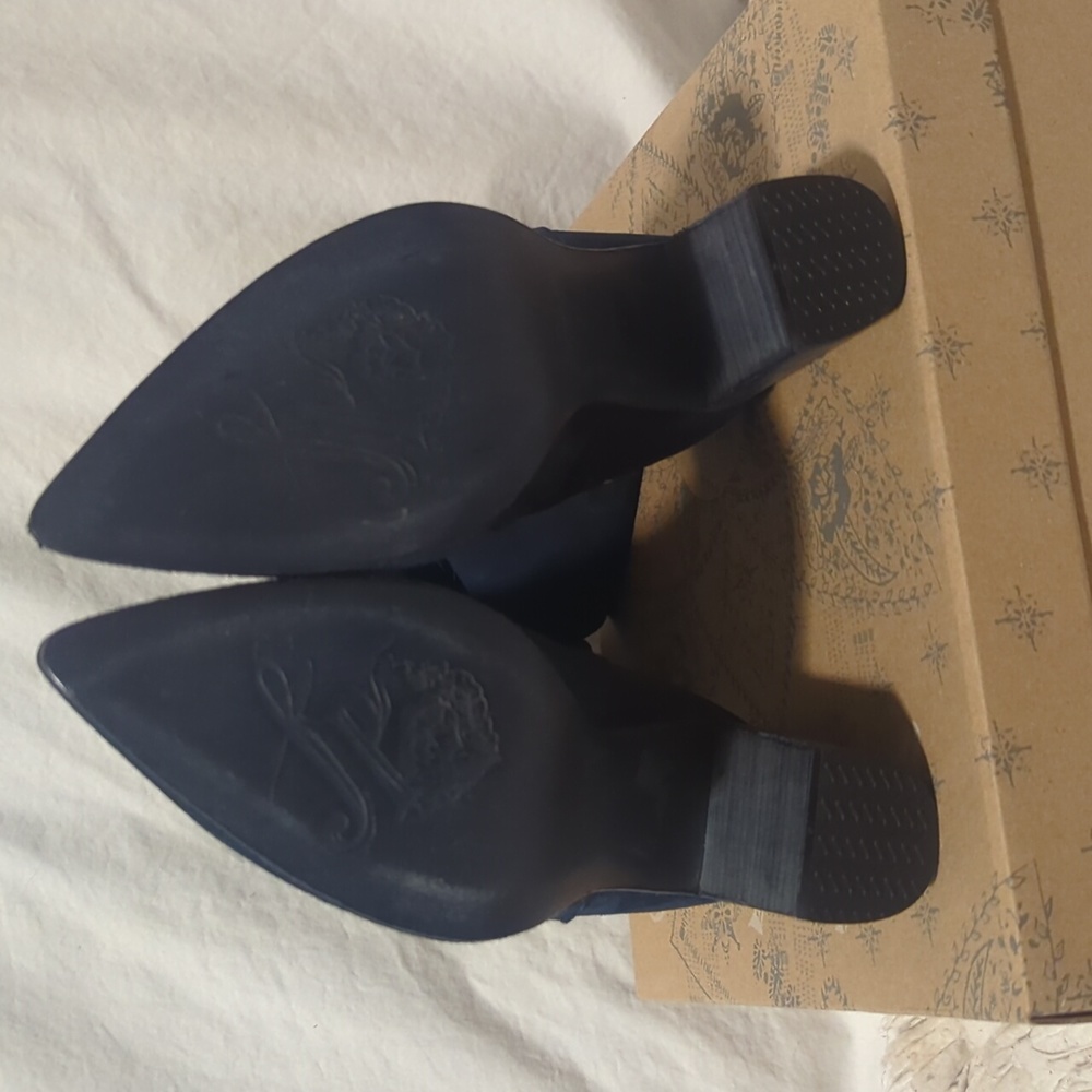 NWT Free People blue suede boots - Picture 7 of 12